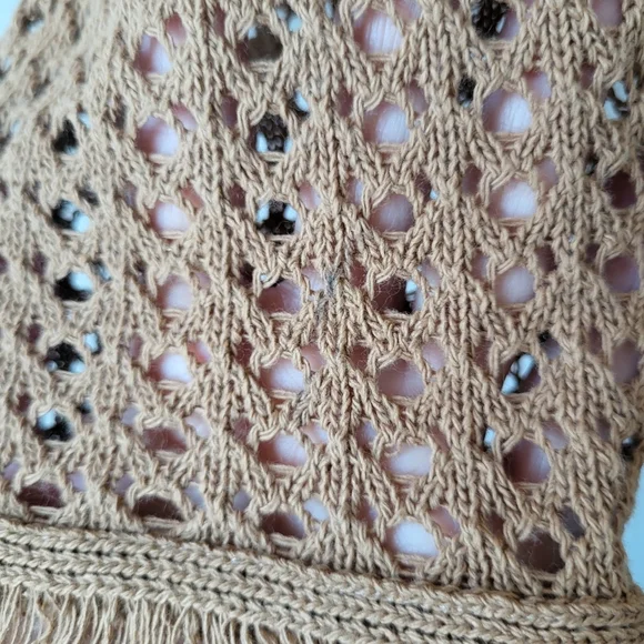 Twik Tan Knit Cardigan Sweater - Picture 5 of 7